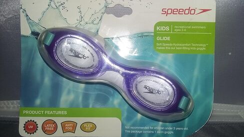 Speedo Glide Kids Purple Goggles with UV Protection in Saudi Arabia