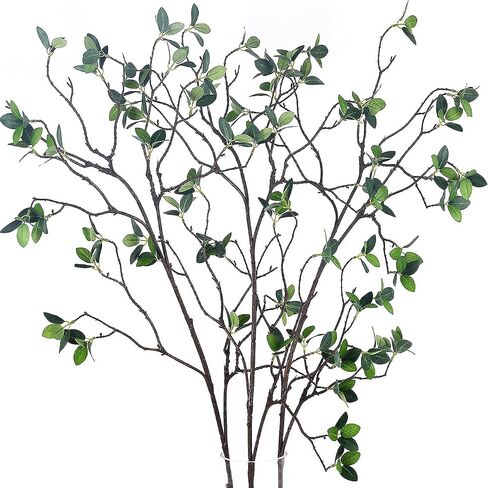 SzJias Artificial Branches for Vase Faux Stems Greenery Plant Stems for Vase Fake Tree Branches (3 Branches, 41.7 inch/Branches) in Saudi Arabia