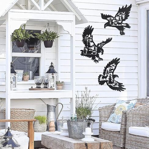 Sun Moon Star Wall Art Sculpture Decor - 4 PCS Large Metal Sun and Moon Wall Art Outdoor Sun Moon Wall Hanging Decor Artistic Sun Face Decor with Star Decors, Metal Wall Sculpture for Home Garden in Saudi Arabia