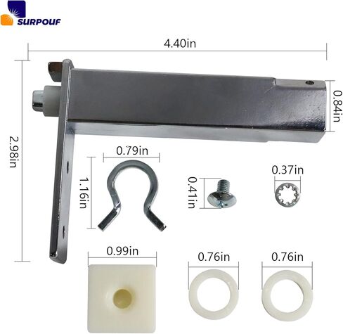 2Pack TOP Door Hinge Cartridge Fits for True Both (870837 Right & 870838 Left Side) in Saudi Arabia