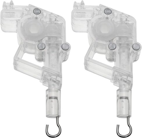 Transparent 2 pcs 2 inch Heavy Duty Low Profile Wand Tilter for 5.08cm Hexagon Shaped Gear Hook Connection and Low Rail Horizontal Wood Faux Wood Blinds Square Gear/Hook Connection in Saudi Arabia