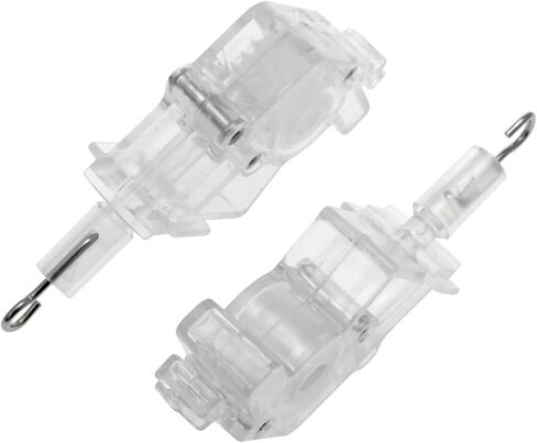 Transparent 2 pcs 2 inch Heavy Duty Low Profile Wand Tilter for 5.08cm Hexagon Shaped Gear Hook Connection and Low Rail Horizontal Wood Faux Wood Blinds Square Gear/Hook Connection in Saudi Arabia