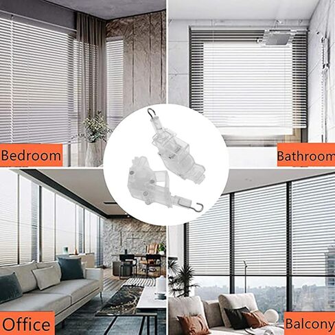 Transparent 2 pcs 2 inch Heavy Duty Low Profile Wand Tilter for 5.08cm Hexagon Shaped Gear Hook Connection and Low Rail Horizontal Wood Faux Wood Blinds Square Gear/Hook Connection in Saudi Arabia