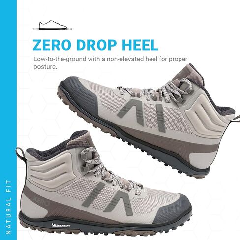 Xero Shoes Barefoot Hiking Shoes for Women | Scrambler Mid Women's Hiking Boots | Zero Drop, Wide Toe Box, Minimalist in Saudi Arabia