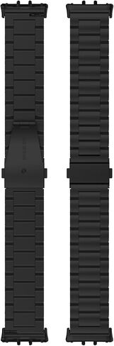 متوافق مع حزام Samsung Galaxy Fit 3 المعدني للنساء والرجال، وأشرطة بديلة معدنية صلبة من الفولاذ المقاوم للصدأ in Kuwait