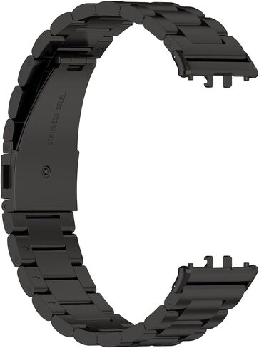 متوافق مع حزام Samsung Galaxy Fit 3 المعدني للنساء والرجال، وأشرطة بديلة معدنية صلبة من الفولاذ المقاوم للصدأ in Kuwait