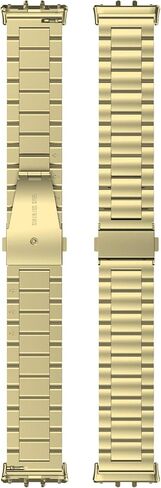 compatible with Samsung Galaxy Fit 3 Band metal for women men,Solid Stainless Steel metal replacement straps in Saudi Arabia