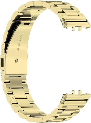 compatible with Samsung Galaxy Fit 3 Band metal for women men,Solid Stainless Steel metal replacement straps in Saudi Arabia