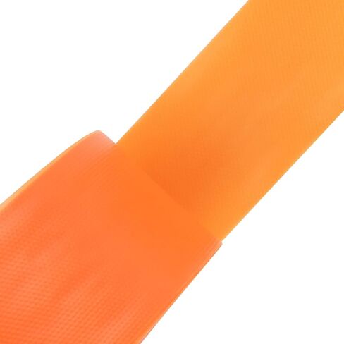 10 لفات 3280 قدم إجمالي 1 بوصة شريط أعلام برتقالي، شريط مساح علامات نيون غير لاصق، شريط أعلام عاكس متعدد الأغراض لوضع العلامات والحدود ووضع علامات على المسار، 328 قدم/لفة in Kuwait