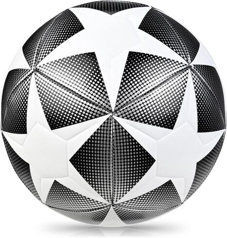 Sports Soccer Ball, Size 4 Traditional Soccer Balls for Toddler Youth Kid Adult Training Outdoor Backyard (Not Included Pump) in Saudi Arabia