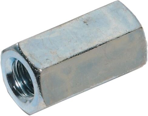 Hillman 44767 M6-1.00 Metric Hex Coupling Nut, 12-Pack,Zinc in Saudi Arabia