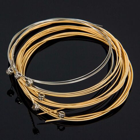 4 Sets Kmise Acoustic Guitar String Phosphor Bronze Medium Light Gauge 0.012-0.054 inch AG300 in Saudi Arabia