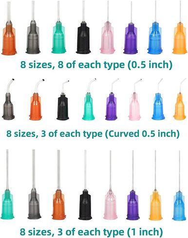 112 Pcs Blunt dot adhesive head with Luer Lock, Elbow and Straight distribution head, Industrial Liquid Dispenser, for Oil Glue Applicator and In filling (Blend 1) in Saudi Arabia