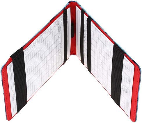 Golf Score Counter Keeper Card Holder Gift Sports Accessories with Pencil in Saudi Arabia