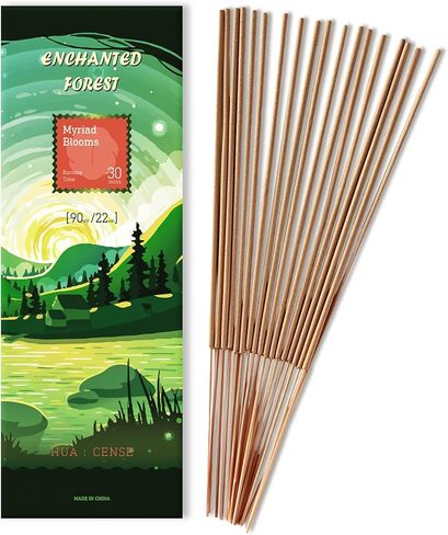 HuaCense Oud Floral Incense Sticks - 90 Sticks - Natural Serene Incense Smokeless Insence-Sticks Slow Burn for Meditation Spiritual Practices - Serene Seaside in Saudi Arabia