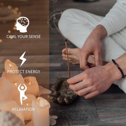 HuaCense Oud Floral Incense Sticks - 90 Sticks - Natural Serene Incense Smokeless Insence-Sticks Slow Burn for Meditation Spiritual Practices - Serene Seaside in Saudi Arabia