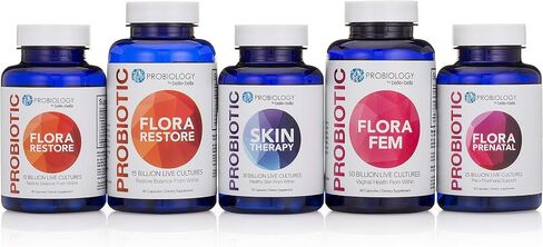 Probiology Daily Probiotic for Digestive Gut Health Immune Support 60ct | Dual Action Prebiotic + Probiotic | 15 Billion CFU | Vegan | Gluten Free | Non Dairy | Alt to Gummies or Yogurt in Saudi Arabia