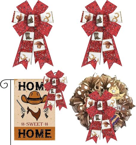 2PCS Golf Bow for Wreath, Sport Golf Balls Bow for Front Door, Burlap Green Golf Balls & Tee Wreath Bow for Sport Team Decoration Party Supplies Indoor Outdoor Wall Ornament Tree Topper in Saudi Arabia