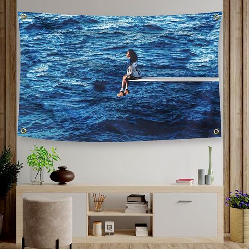 SZ-A Flag SOS Music Album Cover Tapestry flags for bedroom Bar Living Room College Dorm Decor Music Party（3 feet x 5 feet ） in Saudi Arabia