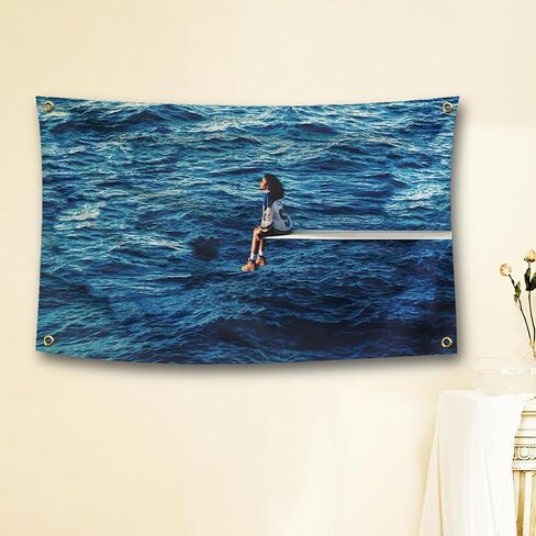 SZ-A Flag SOS Music Album Cover Tapestry flags for bedroom Bar Living Room College Dorm Decor Music Party（3 feet x 5 feet ） in Saudi Arabia