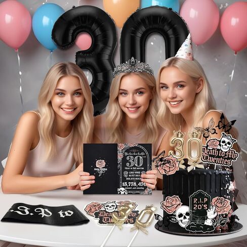 الموت لزينة العشرينات من عمري، هدايا عيد الميلاد الثلاثين من TSVATE لها، وشاح عيد الميلاد الثلاثين، تاج تاج عيد الميلاد الثلاثين، 30 شمعة عيد ميلاد، أعلى كعكة عيد الميلاد الثلاثين، بطاقة عيد الميلاد الثلاثين، بالونات عيد الميلاد الثلاثين in Kuwait