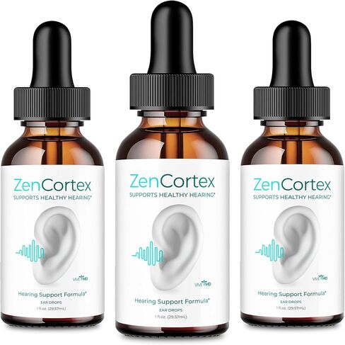 ZenCortex لطنين الأذن، ZenCortex طنين الإغاثة لقطرات الأذن الرنين، ZenCortex 24 لطنين الأذن، ZenCortex Ear Drops أقصى قوة، Zen Cortex علاج طنين قطرات المراجعات (3 عبوات) in Saudi Arabia