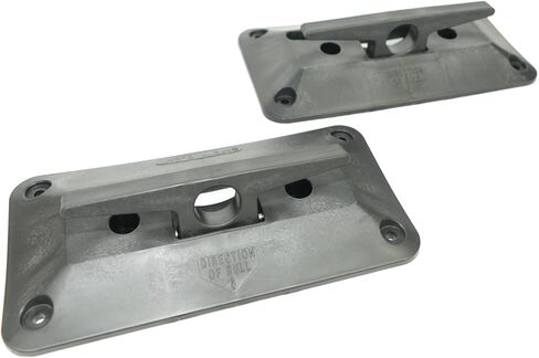 مقعد القارب CIPA - مرابط القارب الأسود القابل للطي من النايلون الأسود مقاس 10 بوصة - يتضمن أجهزة الرصيف للتركيب على رصيف القارب. يسمح مربط القارب القابل للطي بمربط تثبيت متساطح. in Kuwait