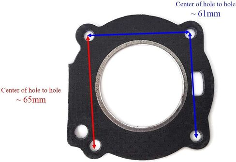 حشية رأس محرك القارب 309-01005-2M 309-01005-1 M 27-95299 27-95299001 لمحرك Tohatsu Nissan Mercury Mercrusier Quicksilver خارجي M NS 2.5HP 3.5HP ثنائي الأشواط in Saudi Arabia