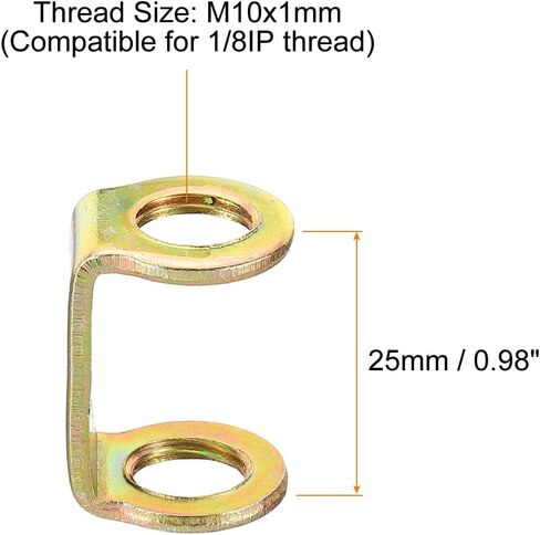 patikil m10x1mm جولة اقتران الجوز، 15 حزمة 30mm الخيوط أنبوب موصل الأنابيب تمديد برغي قضيب مسمار تمديد الأجهزة للثريا ضوء السقف DIY in Saudi Arabia