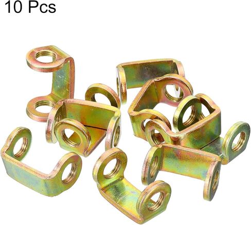 patikil m10x1mm جولة اقتران الجوز، 15 حزمة 30mm الخيوط أنبوب موصل الأنابيب تمديد برغي قضيب مسمار تمديد الأجهزة للثريا ضوء السقف DIY in Saudi Arabia