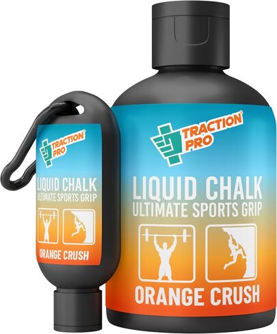 Liquid Chalk Combo 50+250ml - Orange Scented Climbing Chalk- Long Lasting Gym Chalk - Fast Drying, Mess-Free hand chalk for Weightlifting, Gym, Climbing, Gymnastics, Pole Dancing and More in Saudi Arabia