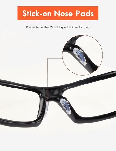 20 Pairs مخدات أنف للنظارة لينة سيليكون لاصق المضادة للانزلاق نظارات رقيقة مخدات أنف للنظارة عصا على للنظارات النظارات الشمسية in Kuwait