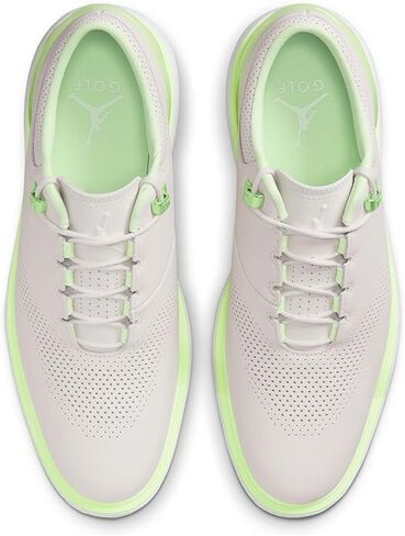 Nike Men's Jordan ADG 4 'Phantom/White/Light Bone/Barely Volt' Golf Shoes (DM0103-003) - Size 14 in Saudi Arabia