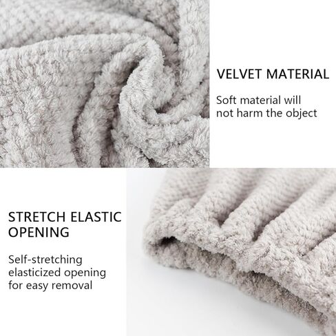 3 قطع من أغطية المكنسة الكسولة، قابلة لإعادة الاستخدام، غطاء تنظيف بشعيرات ناعمة الكل في واحد، سهل العناية بغطاء رأس المكنسة الماص للغبار من القماش لمكتب المطبخ المنزلي in Kuwait