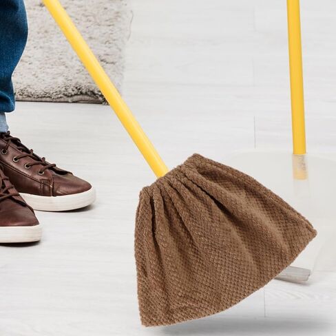 3 قطع من أغطية المكنسة الكسولة، قابلة لإعادة الاستخدام، غطاء تنظيف بشعيرات ناعمة الكل في واحد، سهل العناية بغطاء رأس المكنسة الماص للغبار من القماش لمكتب المطبخ المنزلي in Kuwait