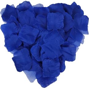 JHFGJGH 500 Pcs Exquisite Black Rose Petals, Emulation Silk Rose Petals, Artificial Flower Petals for Romantic Nights, Weddings, Events, and Valentine's Day Deco (Black)