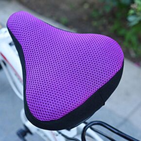 VBESTLIFE Seat Cover, Breathable 3D Fabric Bike Padded Seat Cover for Riding Equipment ()