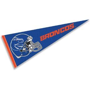 Boise State Broncos Football Helmet Pennant Flag