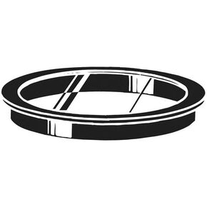 Kichler 4.75" Accessory Lens in Black, 9534BK