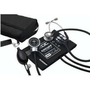 ADC 778-603-11ABD Pro's Combo III Professional Adult Pocket Aneroid/Clinician Scope Set with Prosphyg 778 Blood Pressure Sphygmomanometer, Burgundy