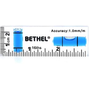 BETHEL Small Level Mini Bubble 90°/180°Spirit Level,2.95 Inch Shatterproof Cross Check Pocket Level Picture Hanging Levels Tools for Machinist,Construction & Household