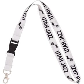 Desert Cactus Utah Jazz Lanyard Keychain Detachable NBA Breakaway Snap Buckle National Basketball Association Car Keys ID Badge Holder (Lanyard B)
