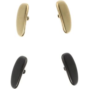 ARTIBETTER 2Pcs Eyeglass Nose Pads Titanium Eyeglass Nose Pads Glasses Nose Pad Replacement Anti Slip Nose Piece Glasses Repair Kit