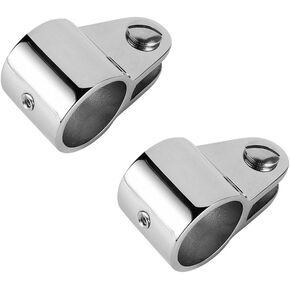 Bimini Top Jaw Slide, 2 PCS Marine Boat Hardware Fitting Stainless Steel Inside Dia 1"