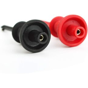 ZB-C01D Hook Test Clips with Safety Handle and Compression Spring Used for Test Lead Conversion Connection for Push-in Pen Tip