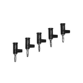 Premium Black Stackable Solderless Banana Plugs