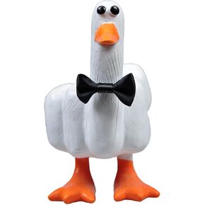 هدية مضحكة للبط بالإصبع الأوسط لديكور المكتب - ديكور بطة دجاج ملتوي مع إيماءة الإصبع الأوسط in Kuwait