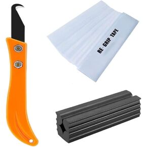 Golf Grip Kits,Wedge Guys Rubber Vise Clamp ,Golf Hook Blade Hook ,Golf Grip Tape for Regripping Golf Clubs-15pcs
