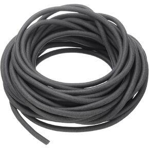 PATIKIL Silicone Foam Seal Strip, 10Meters(32.8Ft) 6mm(0.24") Dia Round High Density Solid Sponge Rubber Weather Stripping Cord for Sealing Gap Blocker Insulation, Red