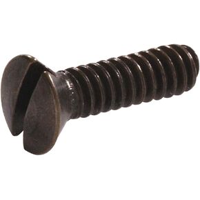 The Hillman Group 4192 Antique Brass Electrical Switch Plate Screw 6-32 x 1/2IN. (20-Pack),Antique Bronze 0.5 inches